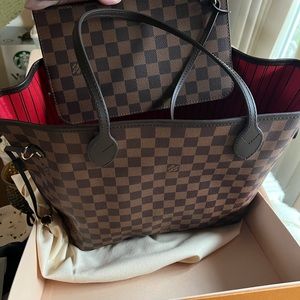 Auth LV MM Neverfull used once!!🤩❤️